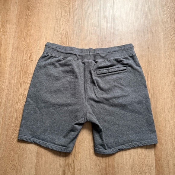 Psycho Bunny Gray Cotton Sweat Shorts XL Drawstring Embroidered Bunny Logo - Picture 4 of 9